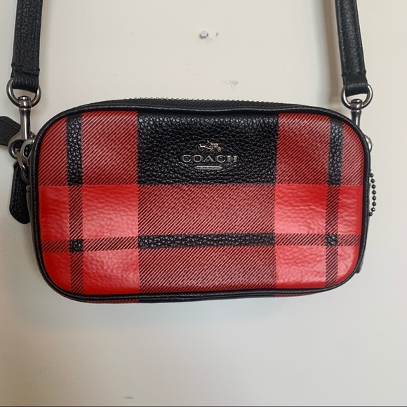 Coach Handbags - Coach Buffalo Plaid Crossbody / Shoulder Bag